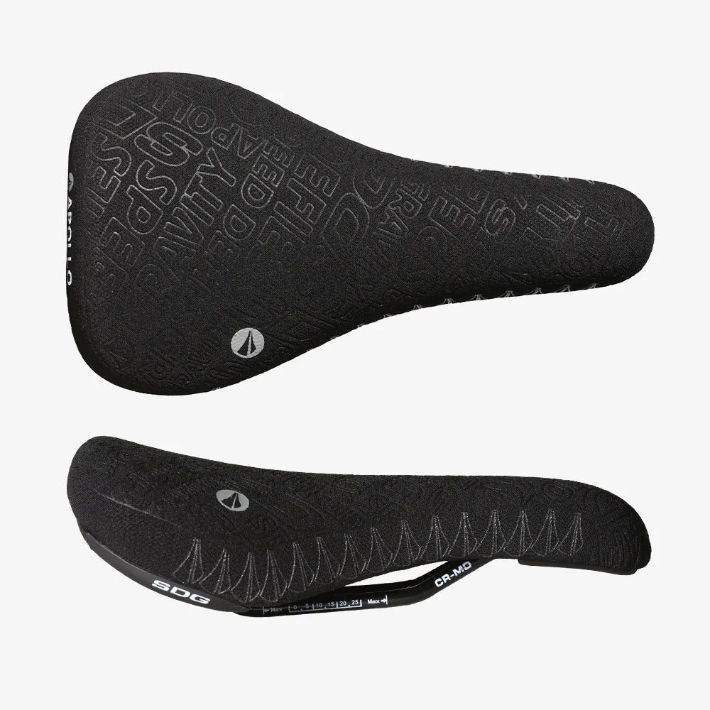 Sedlo SDG APOLLO RL Rails Cr-Mo Black