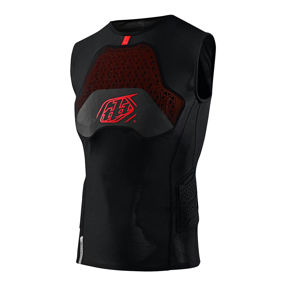 TROY LEE DESIGNS STAGE GHOST D30 Ärmlös skyddande T-shirt Svart