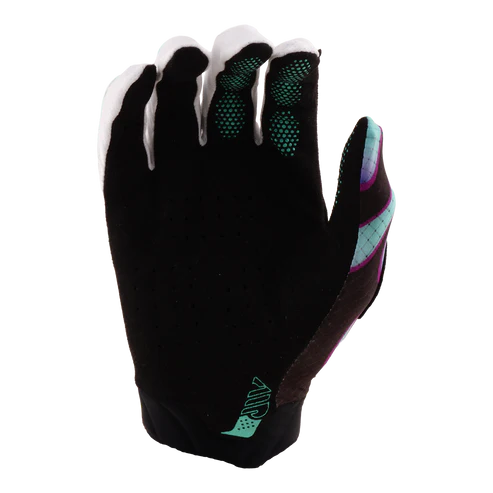 Gants TROY LEE DESIGNS AIR OVERSPRAY Noir/Real Teal