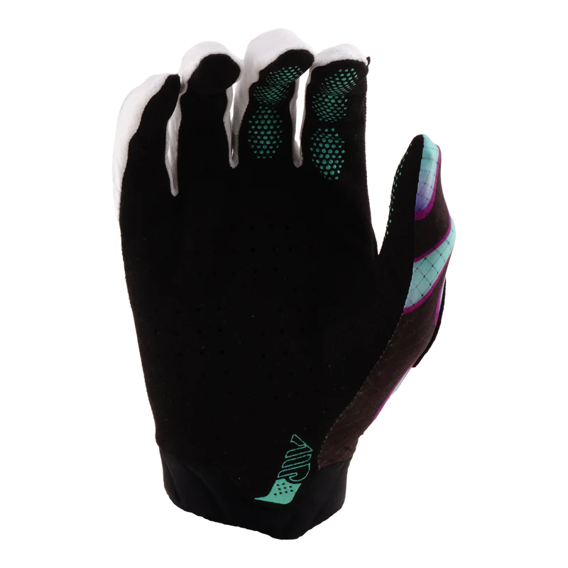 TROY LEE DESIGNS AIR OVERSPRAY Junior-handsker Sort/Real Teal