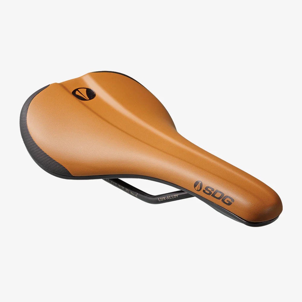 SDG BEL-AIR V3 Rails Lux Alloy-sadel Brun/Svart