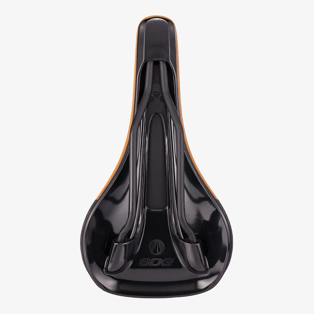 SDG BEL-AIR V3 Rails Lux Alloy-sadel Brun/Svart