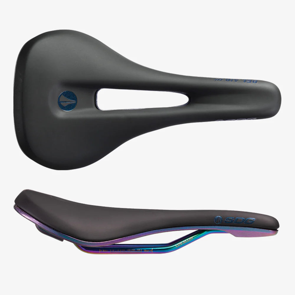SDG BEL-AIR V3 OVERLAND Rails Lux-Alloy Black/Oil Slick Sadel