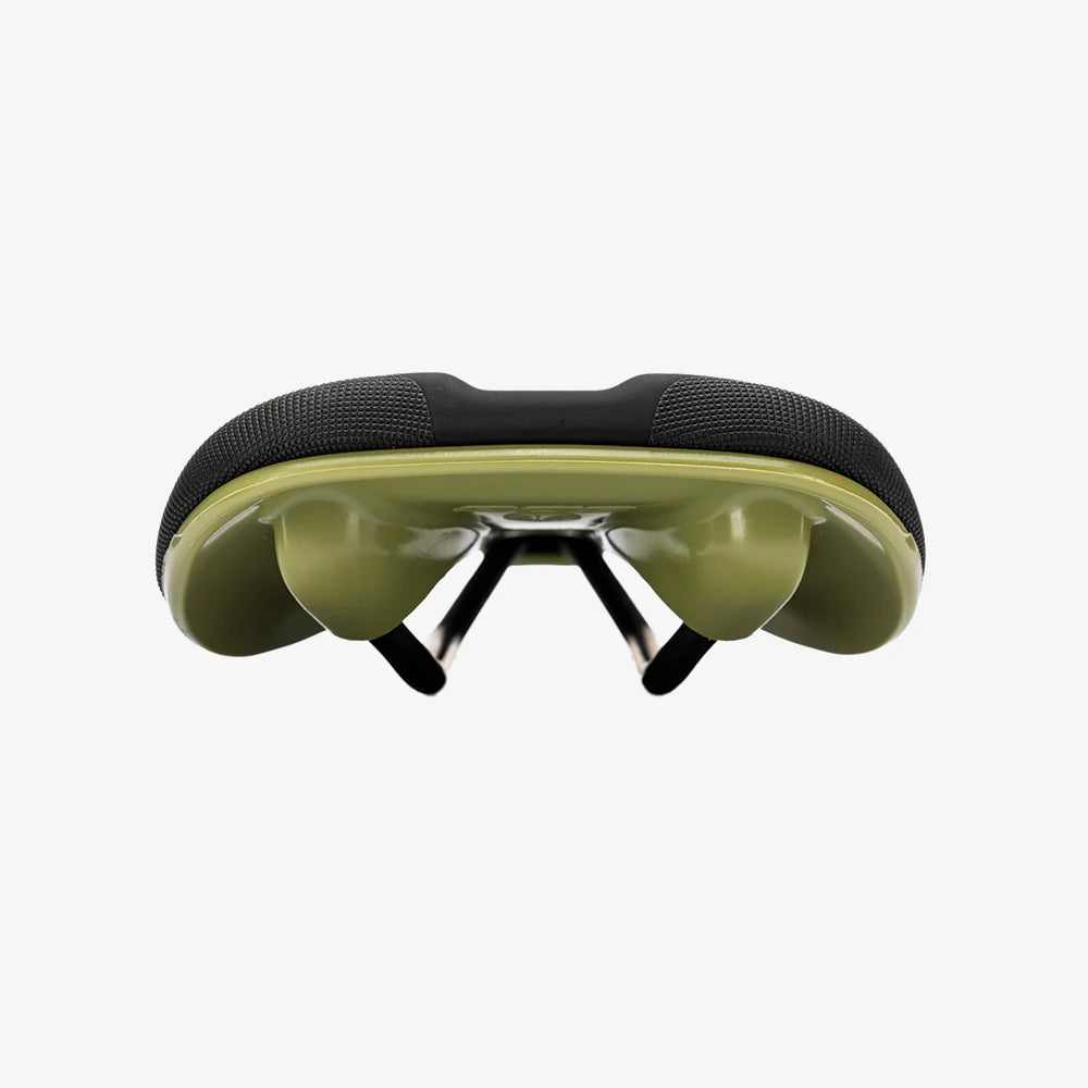 SDG BEL-AIR V3 Rails Lux Alloy Saddle Svart/Grön