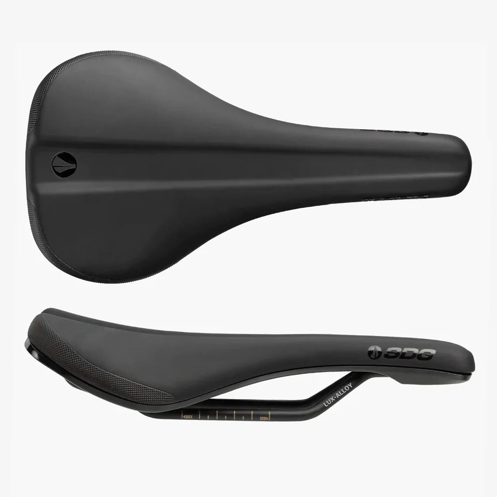 SDG BEL-AIR V3 Rails Lux Alloy-sadel Svart