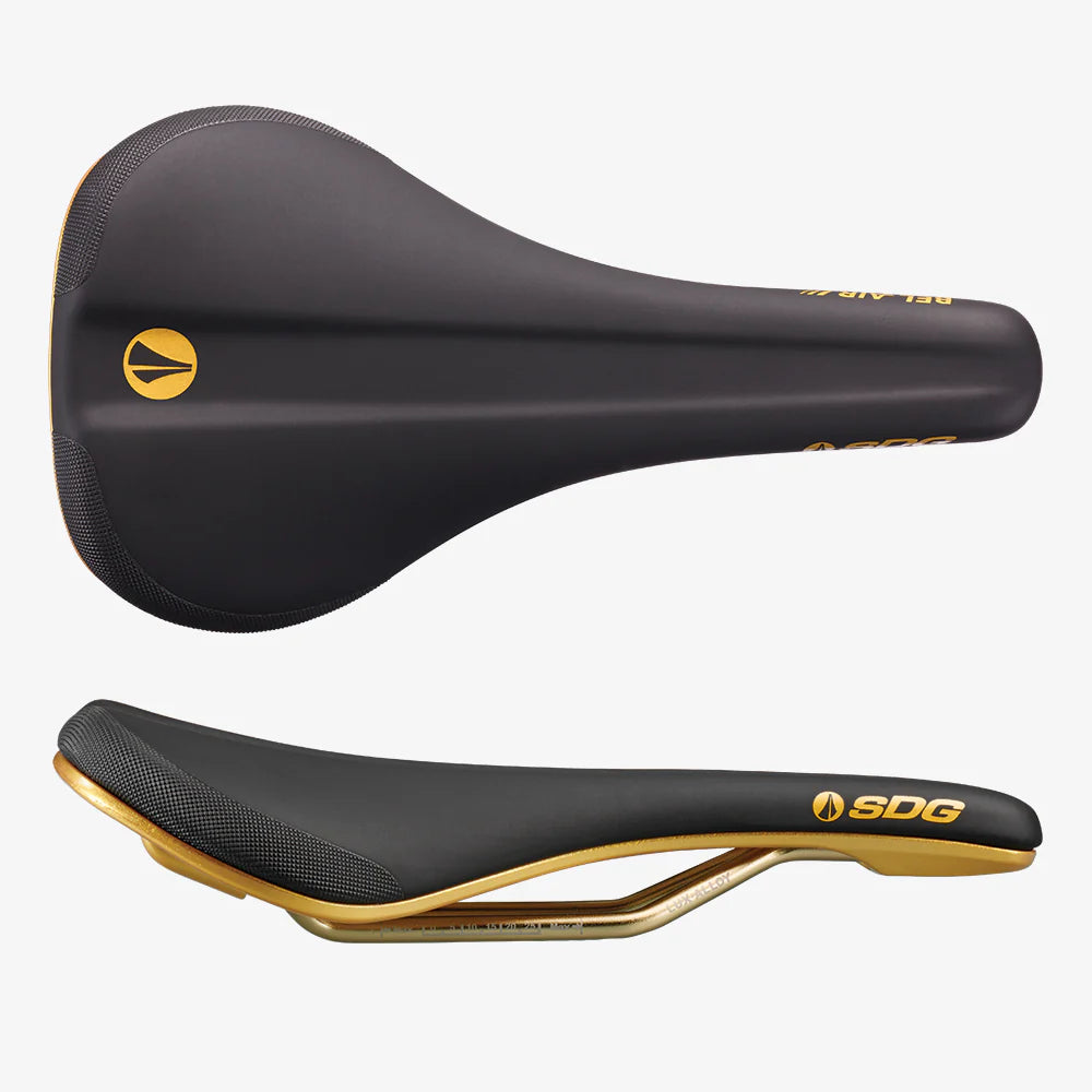 SDG BEL-AIR V3 Galactic Rails Lux-Alloy Sadel Svart/Guld