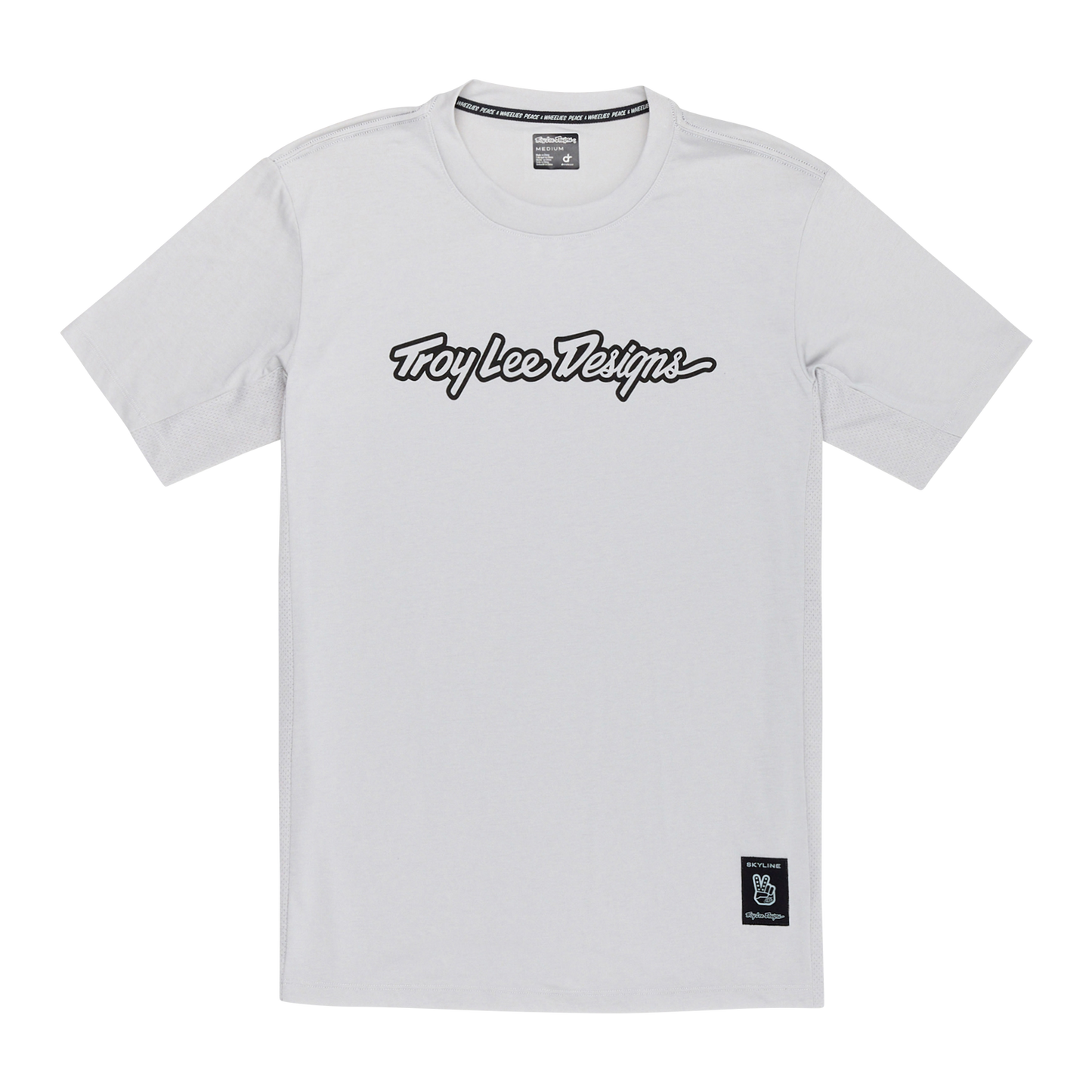 TROY LEE DESIGN SKYLINE RIDE TEE SIGNATURE Dres s krátkým rukávem Grey 2025