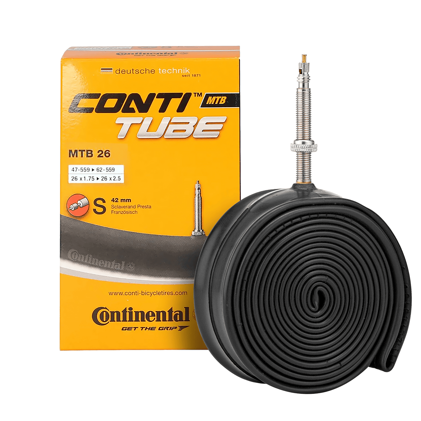 CONTINENTAL 26x1,75-2,5 Presta 42 mm slange