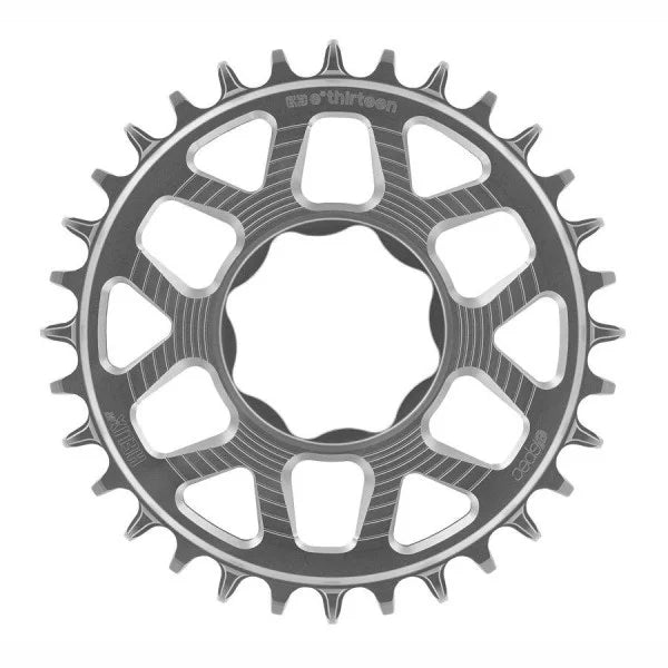 Mono E-THIRTEEN HELIX RACE E-SPEC 11/12V direkte monteret TQ HPR50 sølvfarvet dæk