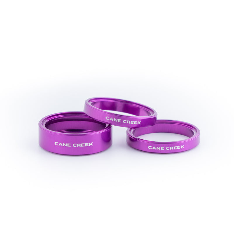 Kit d'Entretoises de Direction CANE CREEK Interlok Violet