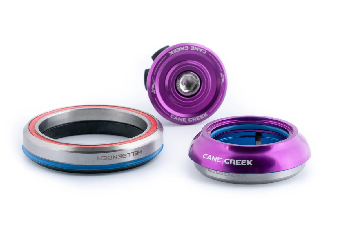 Jeu de Direction Intégré Conique CANE CREEK Hellbender 70 1"1/8-1.5" IS42/IS52 Violet
