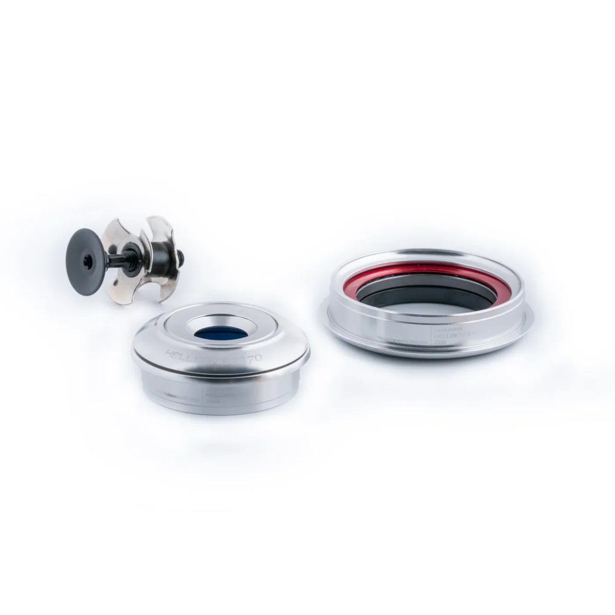 Jeu de Direction Semi-Intégré Conique CANE CREEK Hellbender 70 Lite 1"1/8-1.5" ZS44/ZS56 Argent