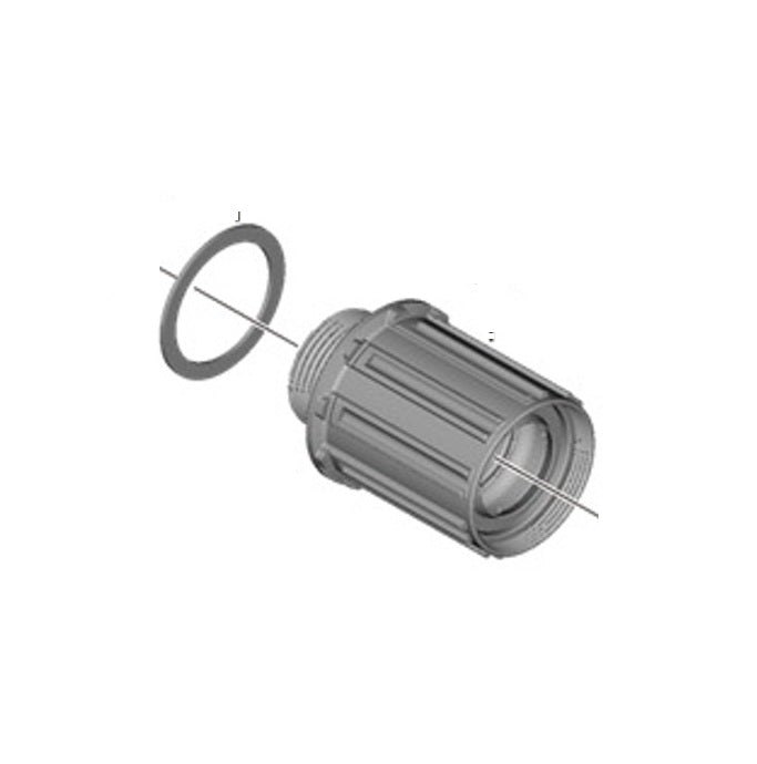 SHIMANO WH-R9170-C60 Frihjulskroppstyp Shimano HG