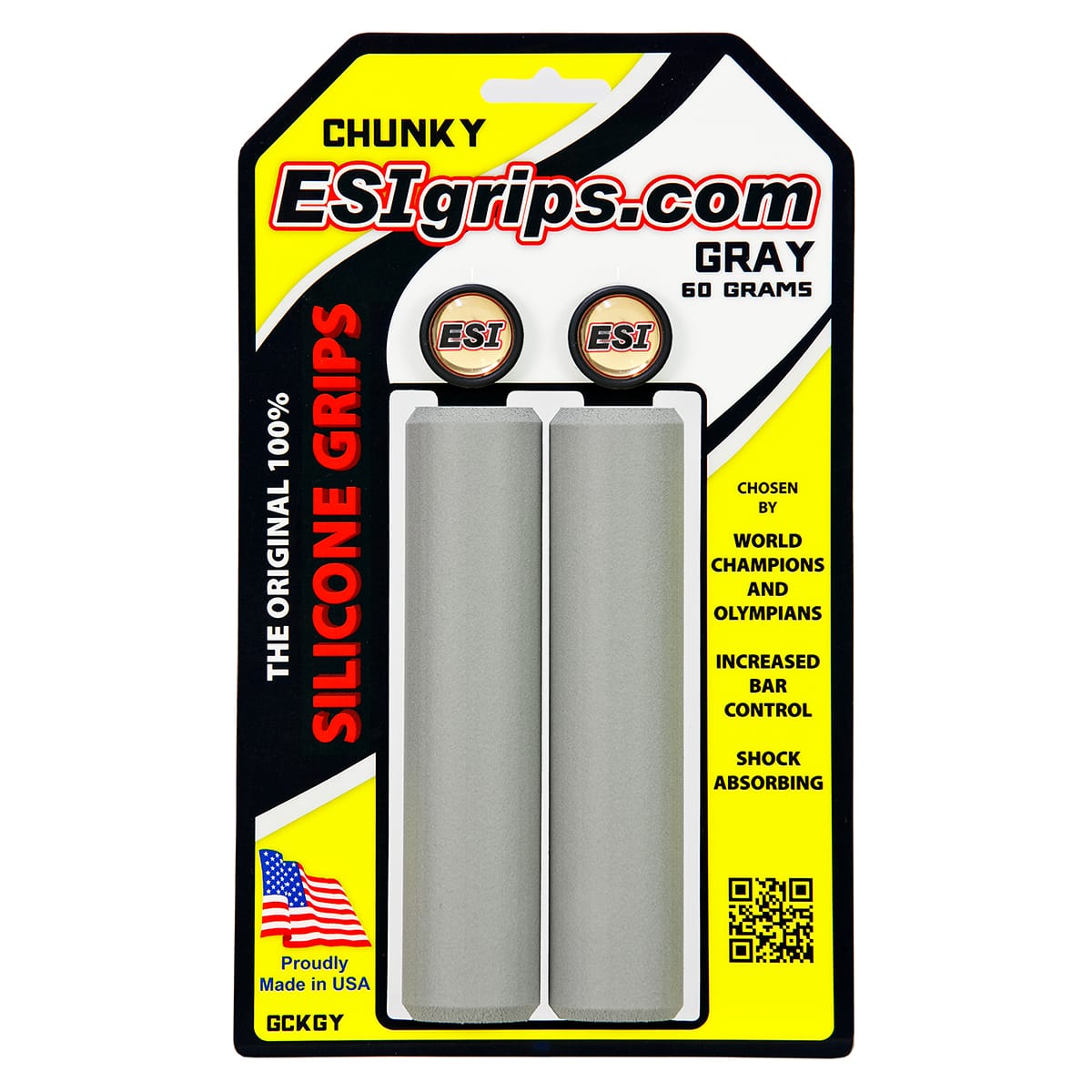 ESI CHUNKY handtag 130 mm Grå