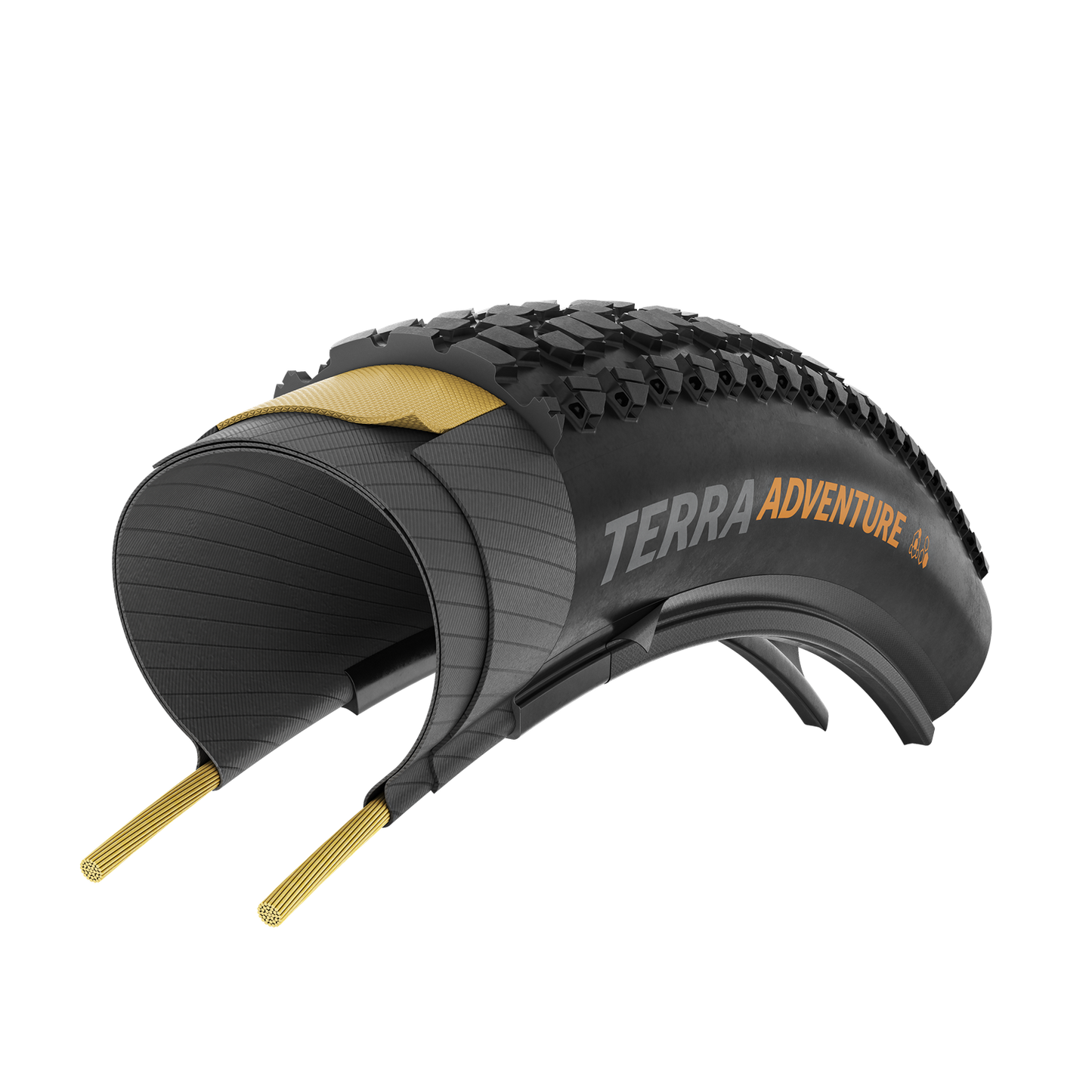 CONTINENTAL TERRA ADVENTURE TRAIL GRIP 700x55c Tubeless Ready Hnědá pneumatika