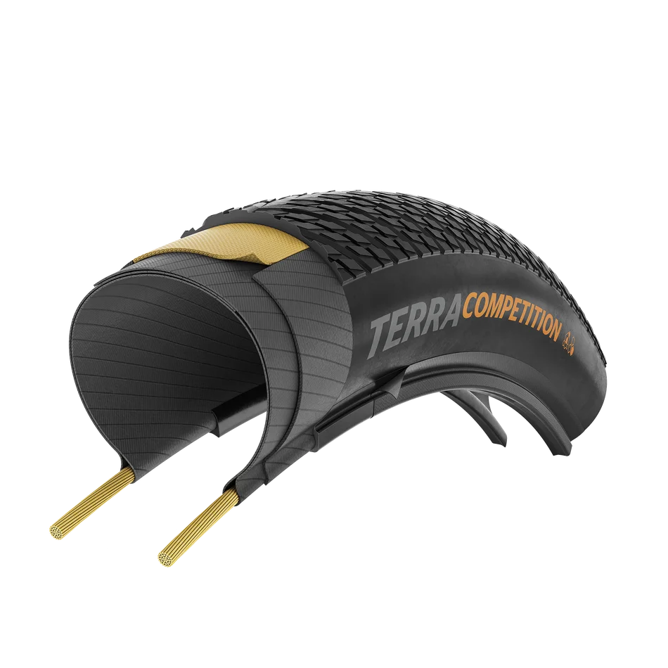 CONTINENTAL TERRA COMPETITION TRAIL GRIP 700x40c Tubeless Ready Brunt dæk