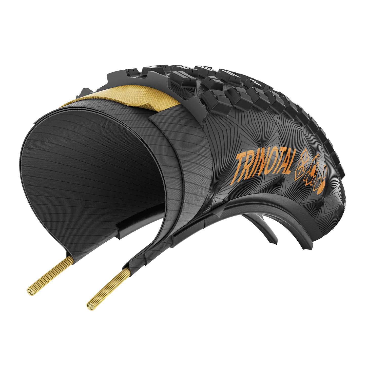 Pneu CONTINENTAL TRINOTAL Trail Grip 29x2.20 Tubeless Ready Souple Noir