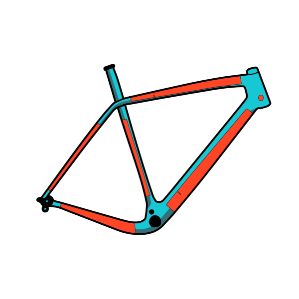 RIDE WRAP COVERED Adhesive Frame Protector Wykończenie na połysk