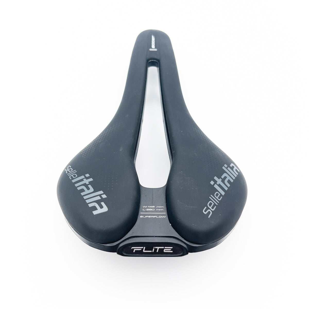 Siodełko SELLE ITALIA FLITE BOOST SUPERFLOW L Szyny Manganowe Czarne