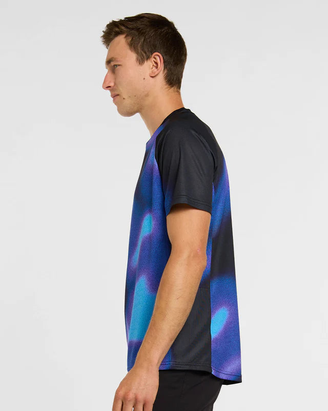 DHARCO VORTEX Kortärmad Jersey Svart/Lila