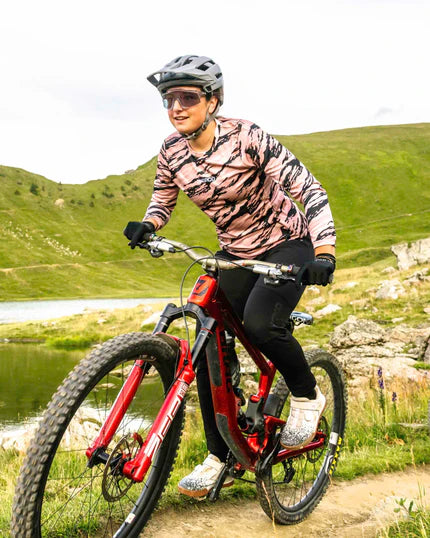 DHARCO GRAVITY AMBUSH Langærmet Jersey til kvinder Brun/Sort