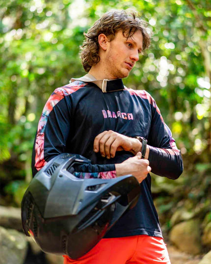 DHARCO RACE NEBULA Langærmet Jersey Sort