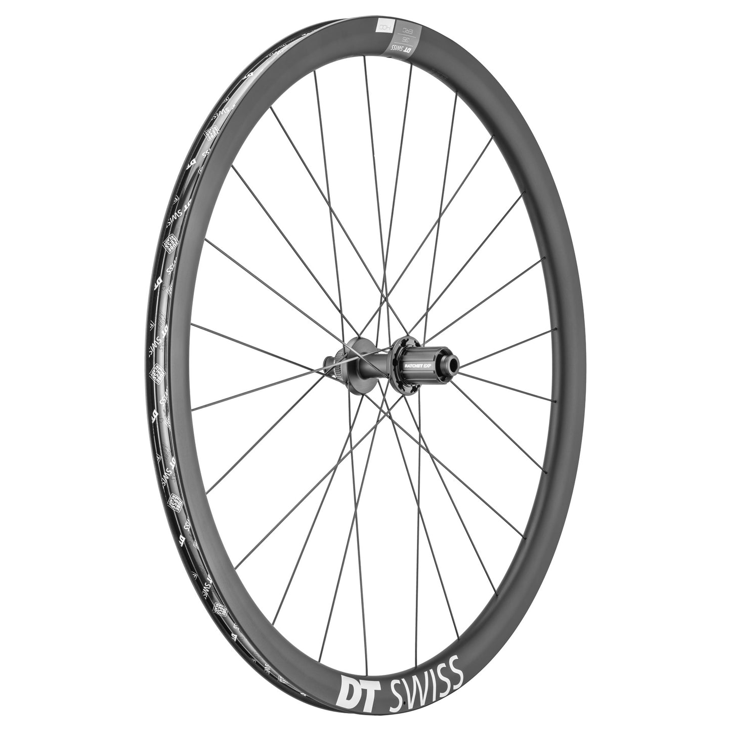 DT SWISS ERC 1400 DICUT 35 DISC Tubeless Ready bakhjul (centerlås)