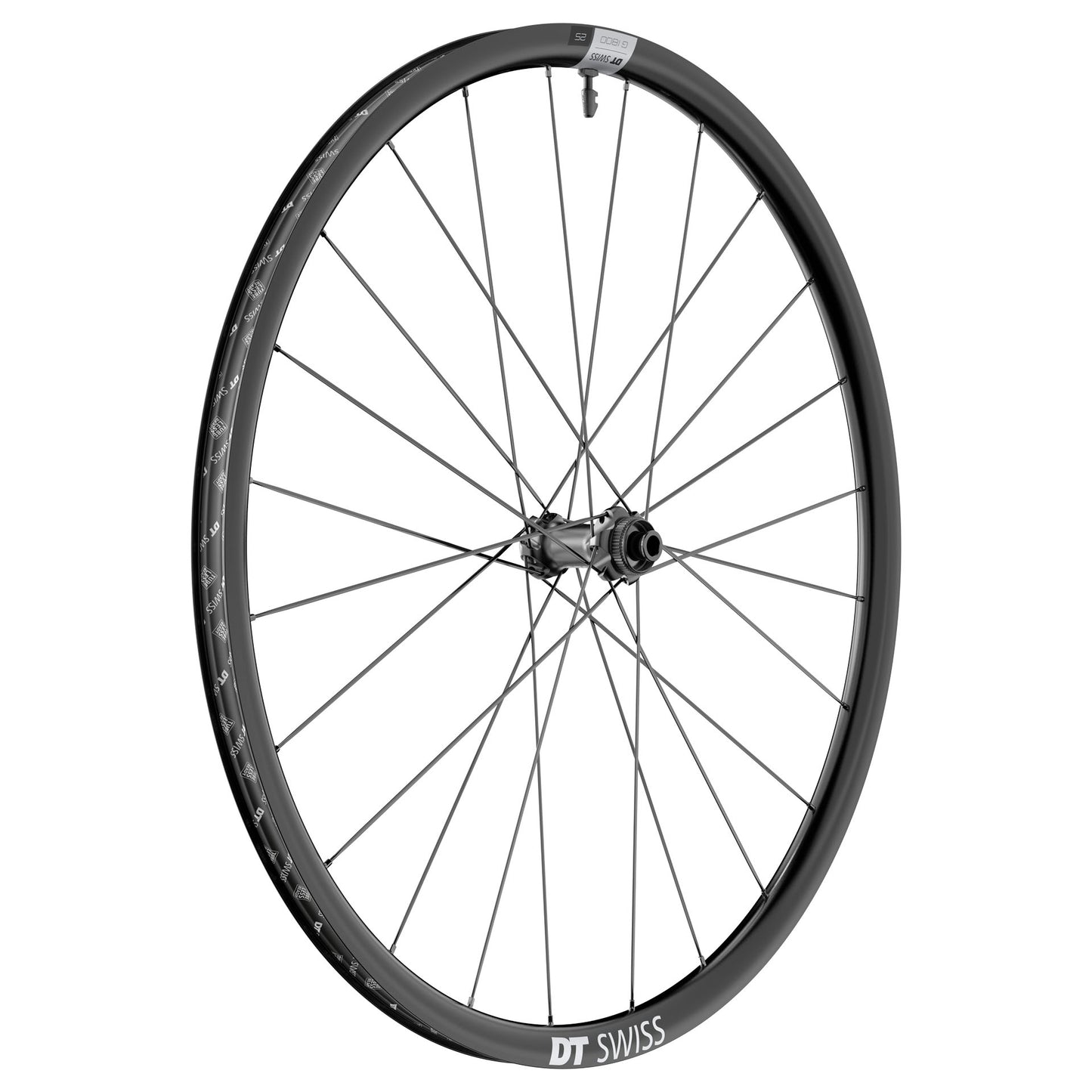 DT SWISS G 1800 SPLINE 25 DISC Koło przednie przystosowane do jazdy bezdętkowej (Centerlock)