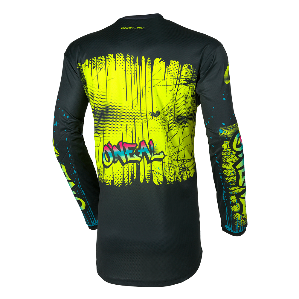O'NEAL ELEMENT RANCID Juniorský dres s dlouhým rukávem Black/Yellow