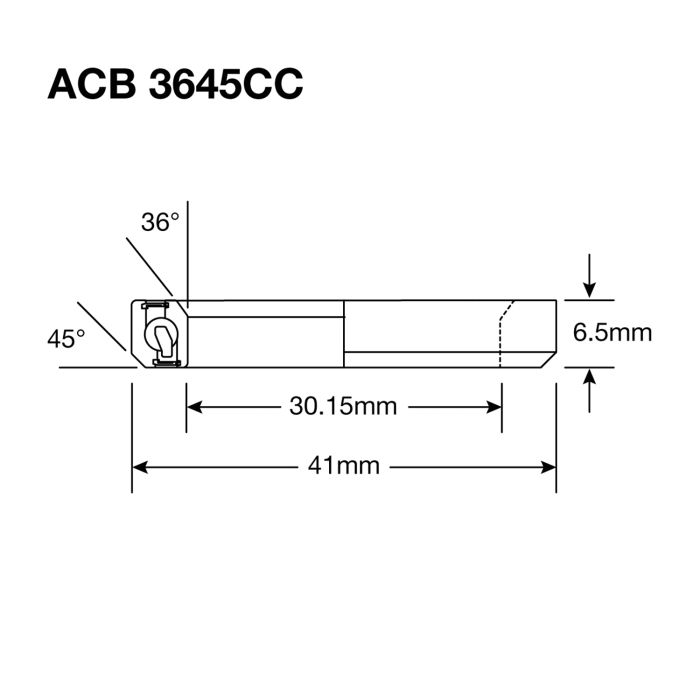 ENDURO LEJER ABEC 5 - Sort oxid - 30,2x41x6,5 (36x45°) ACB