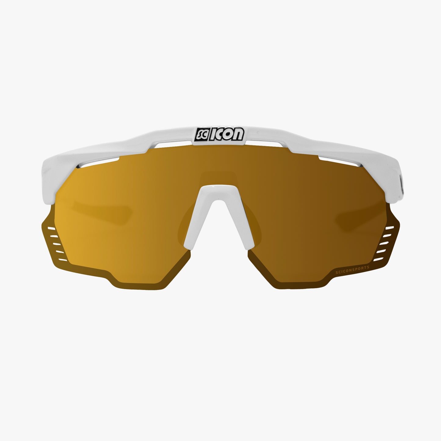 Okulary przeciwsłoneczne SCICON AEROSHADE KUNKEN White Multimirror Bronze