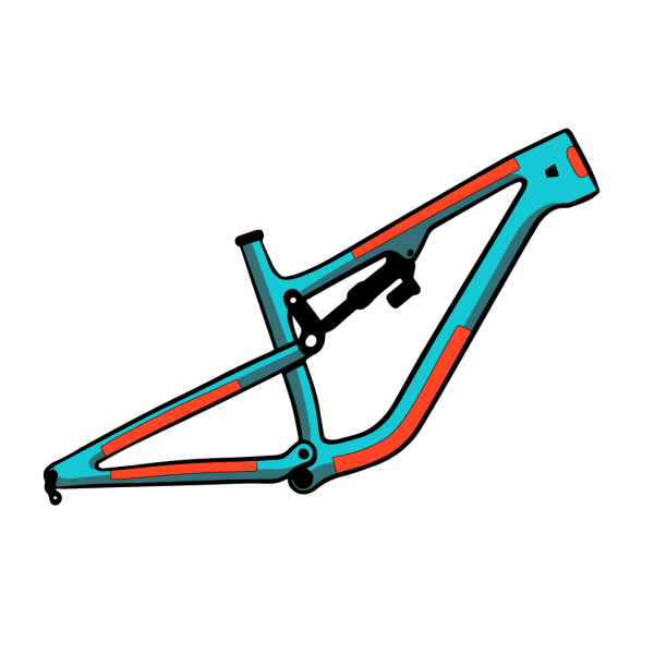 RIDE WRAP ESSENTIAL självhäftande ramskydd matt finish