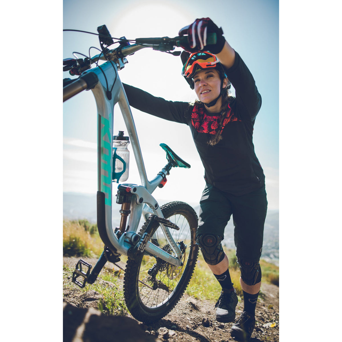 Porte-Bidon LEZYNE FLOW CAGE E SL-R Tirage Droite Rouge