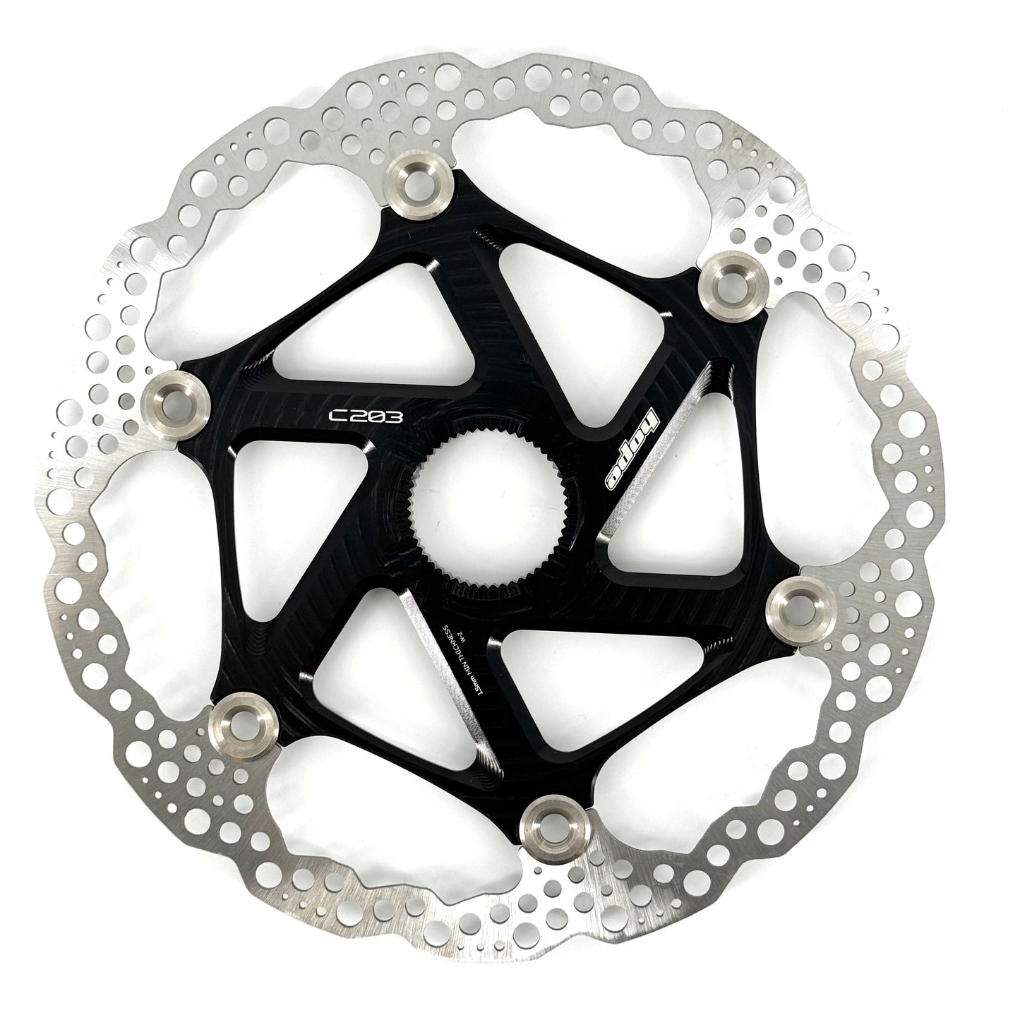 HOPE Center Lock Floating Disc Black