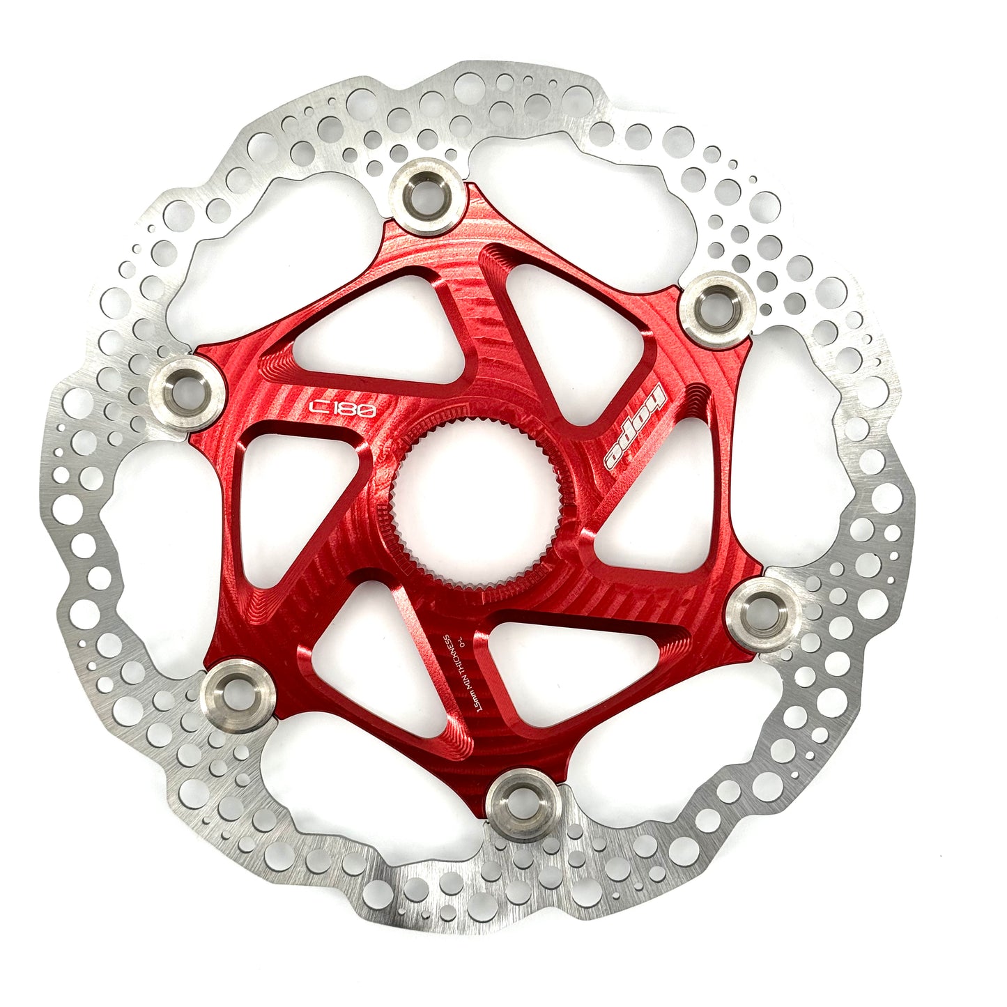 HOPE Center Lock Floating Disc Red
