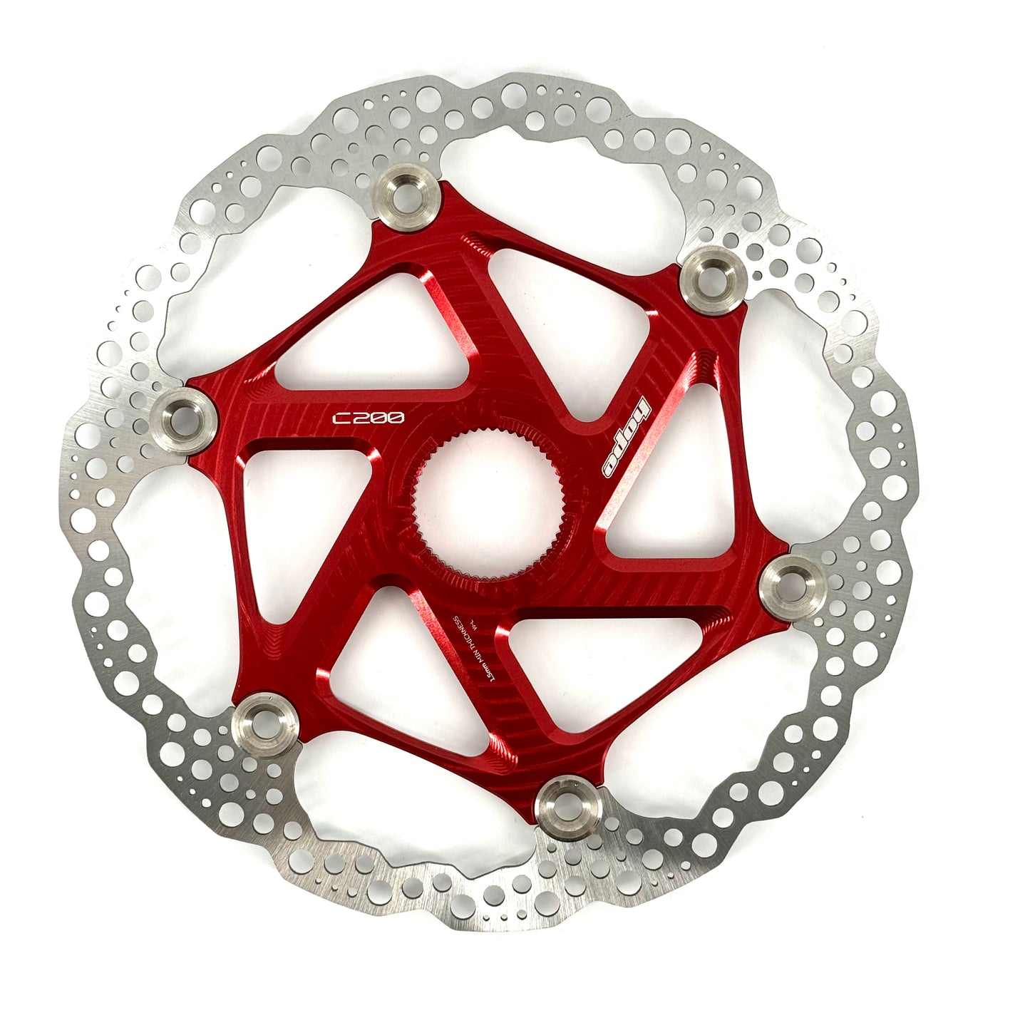 HOPE Center Lock Floating Disc Red