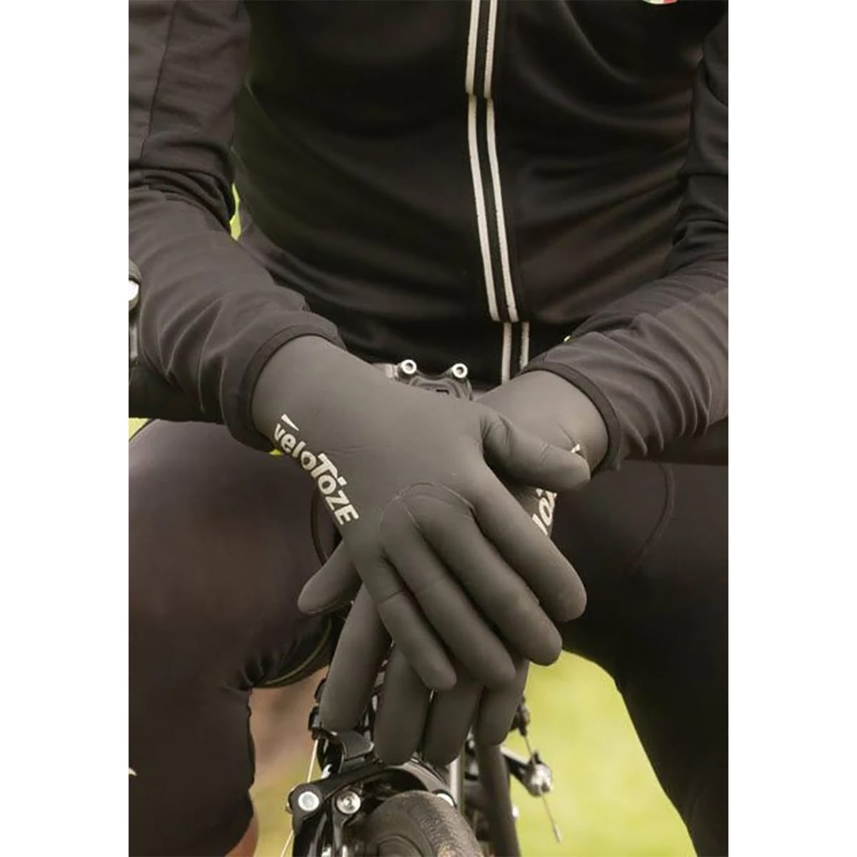 Rękawiczki VELOTOZE NEOPRENE czarno-białe