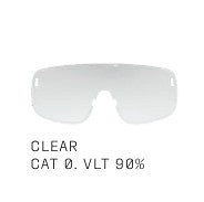POC ELICIT + Skyddsglasögon Vit/Clarity Trail/Sunny Silver