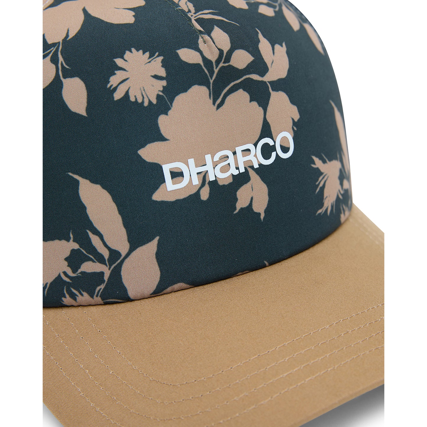 DHARCO CURVED PEAK TRUCKER Cap Brown/White