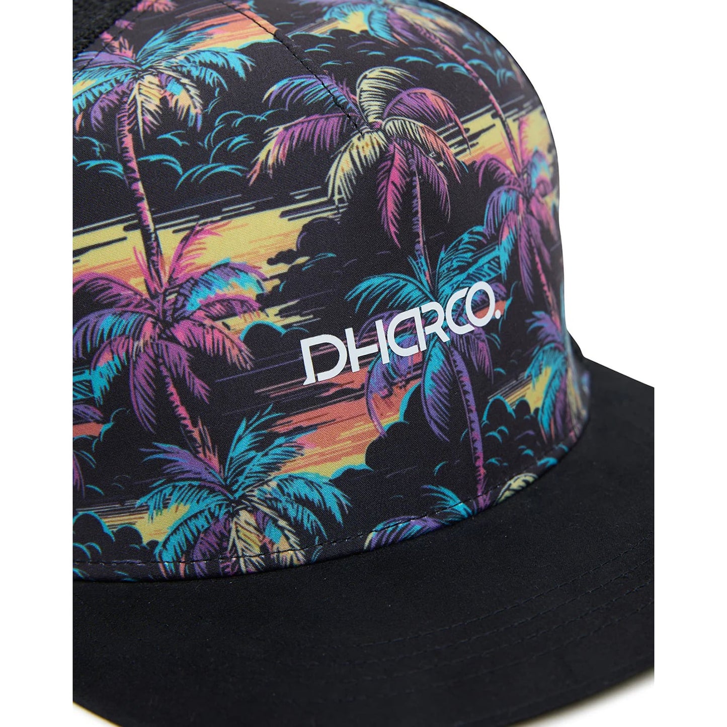 DHARCO FLAT BRIM TRUCKER STOKE WIZZARD kasket sort