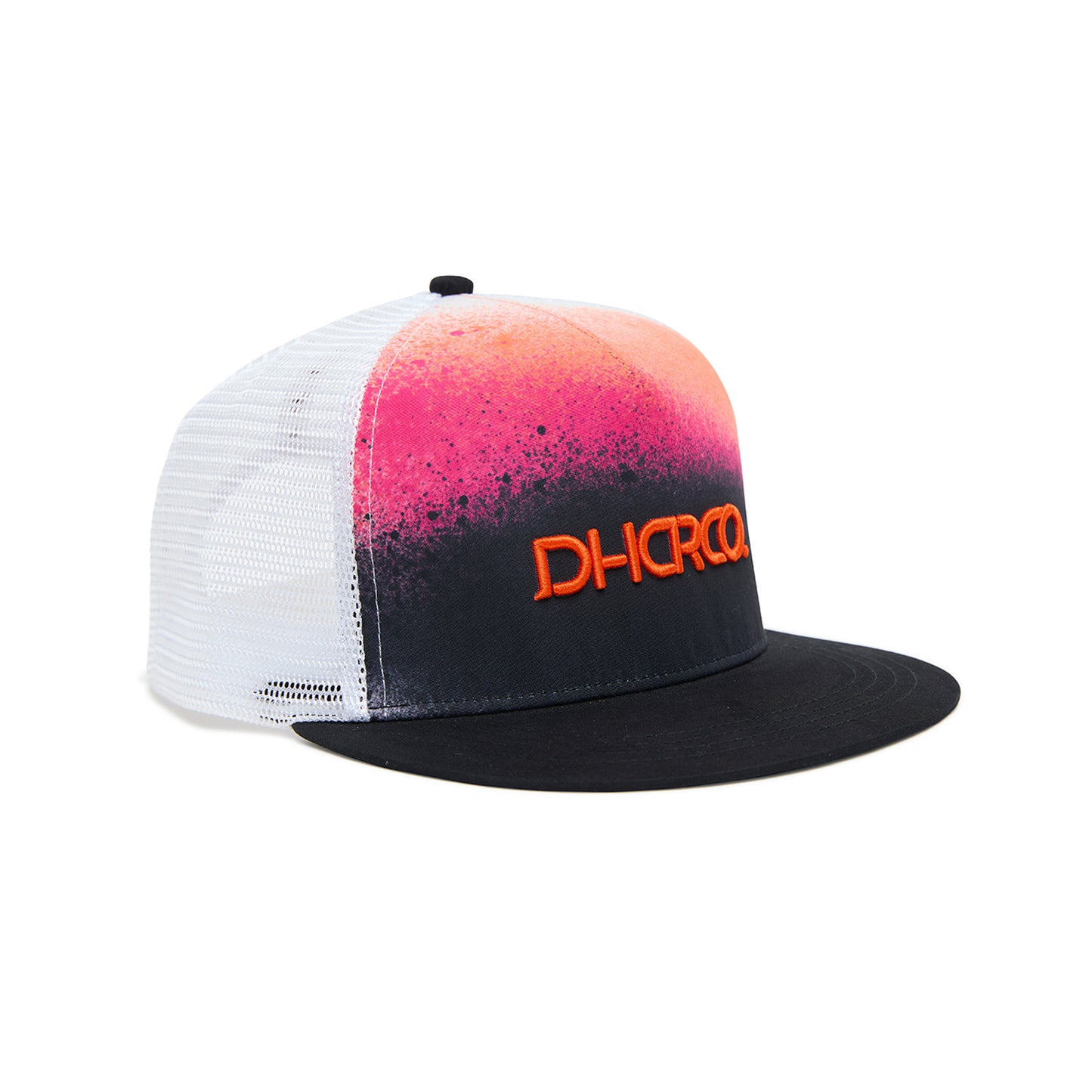 DHARCO FLAT BRIM TRUCKER BLACK SNAKE Keps Svart/lila
