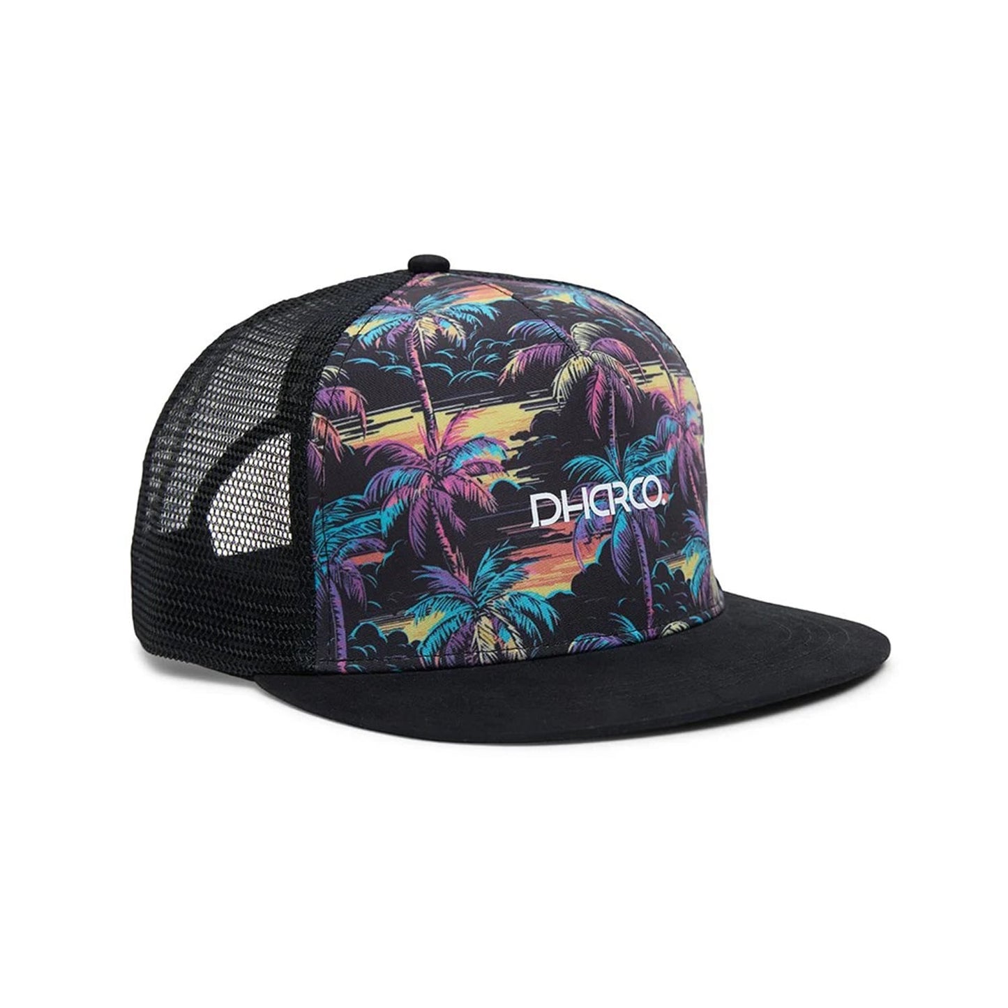 DHARCO FLAT BRIM TRUCKER STOKE WIZZARD kasket sort