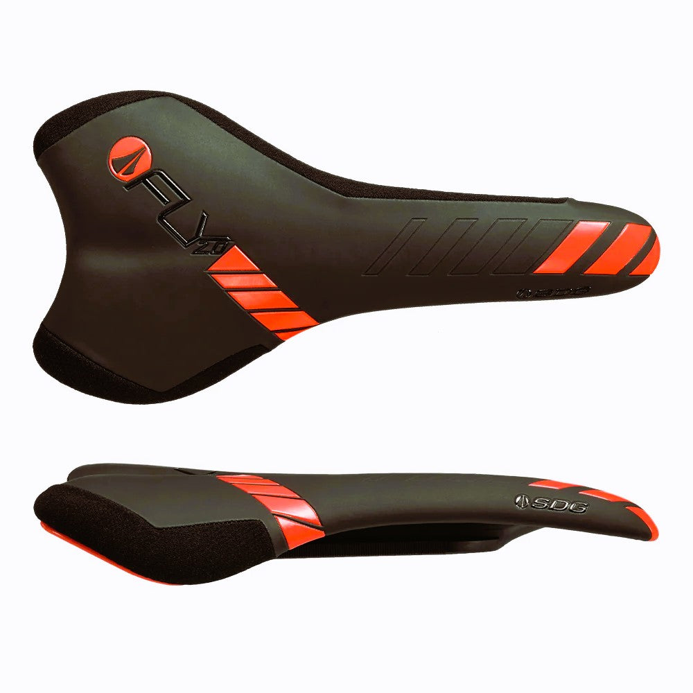 SDG I-FLY 2.0 I-Beam sadel Svart/Orange