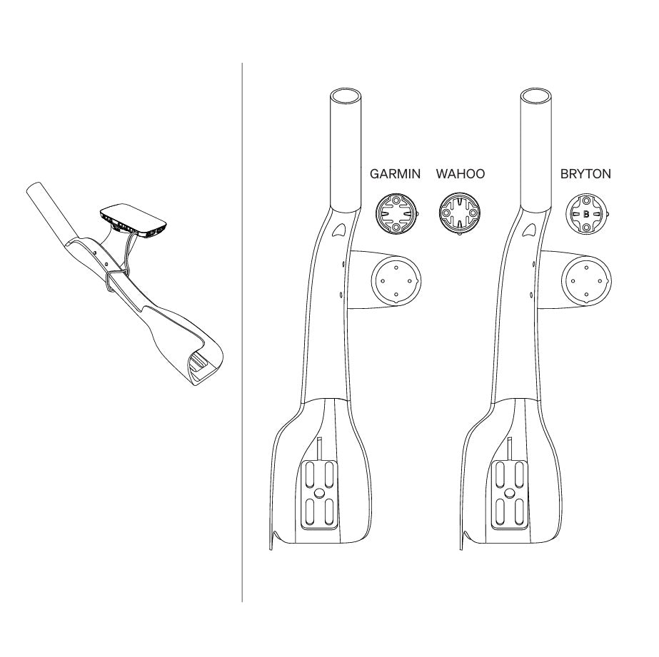 DEDA JET RISER Förhöjt GPS-fäste