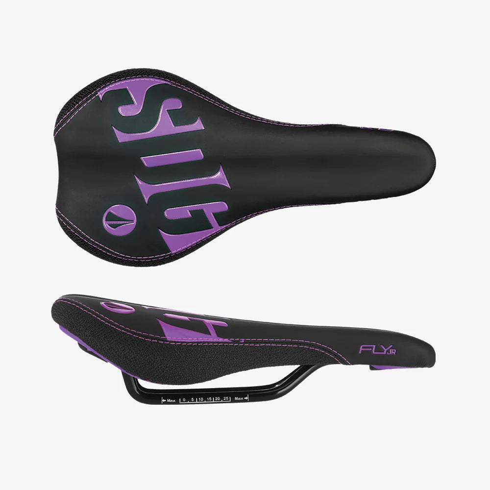 Siodełko juniorskie SDG FLY Black/Purple