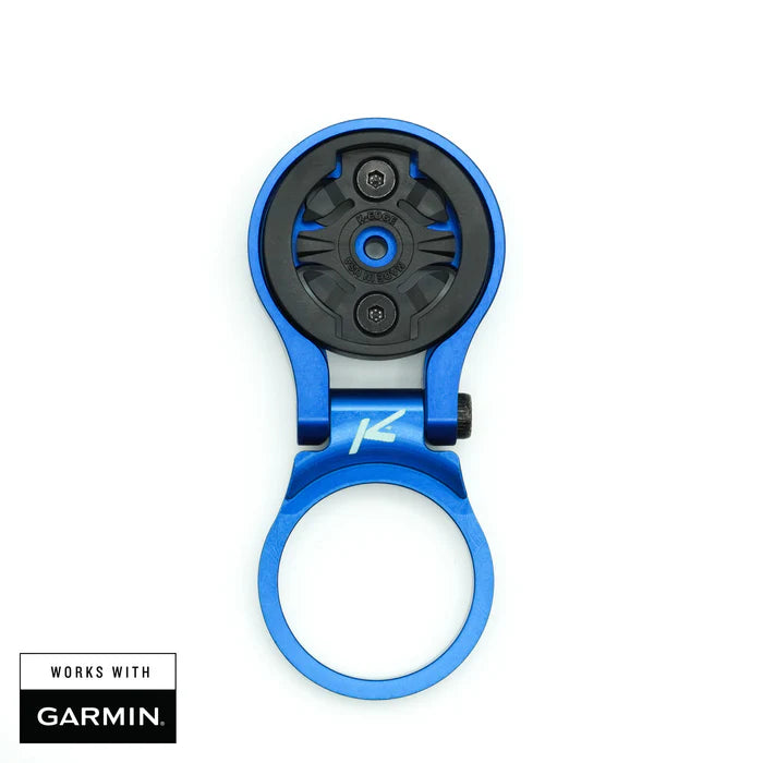 Regulowany wspornik kierownicy dla Garmin K-EDGE MTB GPS niebieski