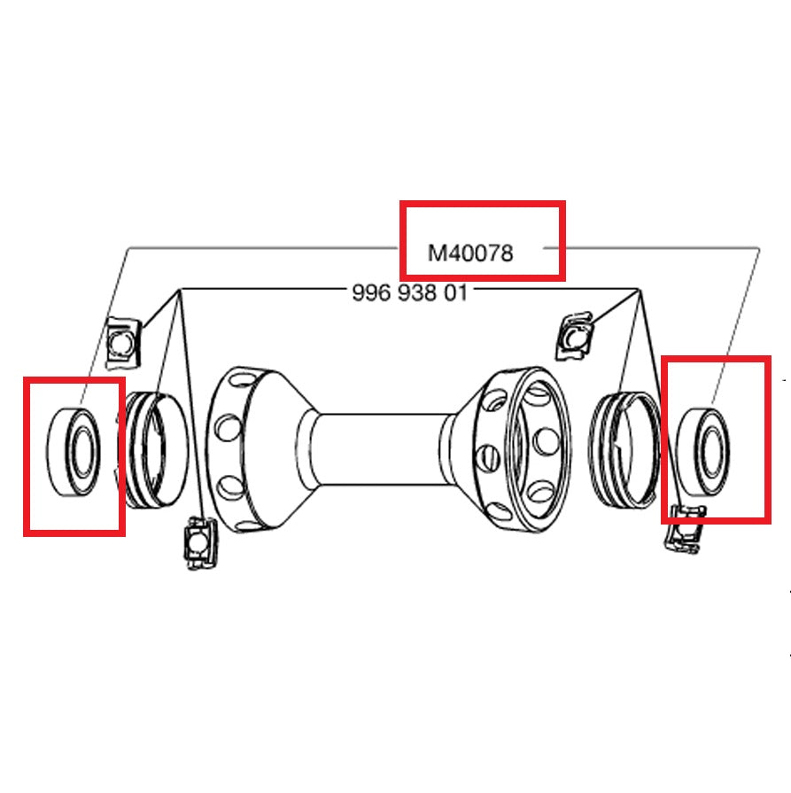 Mavic 6901 forhjulsleje