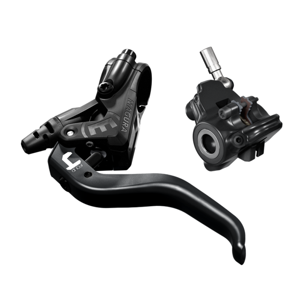 MAGURA MT4 FLATMOUNT for- eller bagbremse Sort