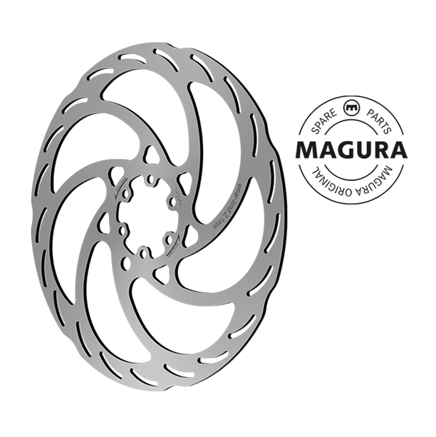 MAGURA MDR-S 2,5mm 6-hålsskiva Silver