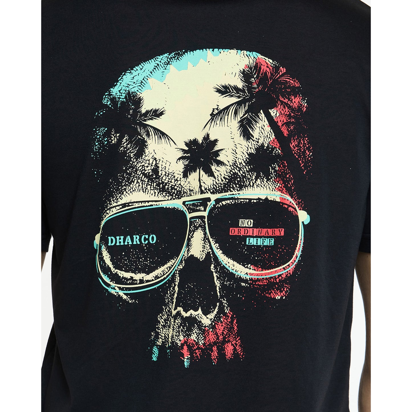 DHARCO EDDIE Kortærmet TECH TEE Jersey Sort